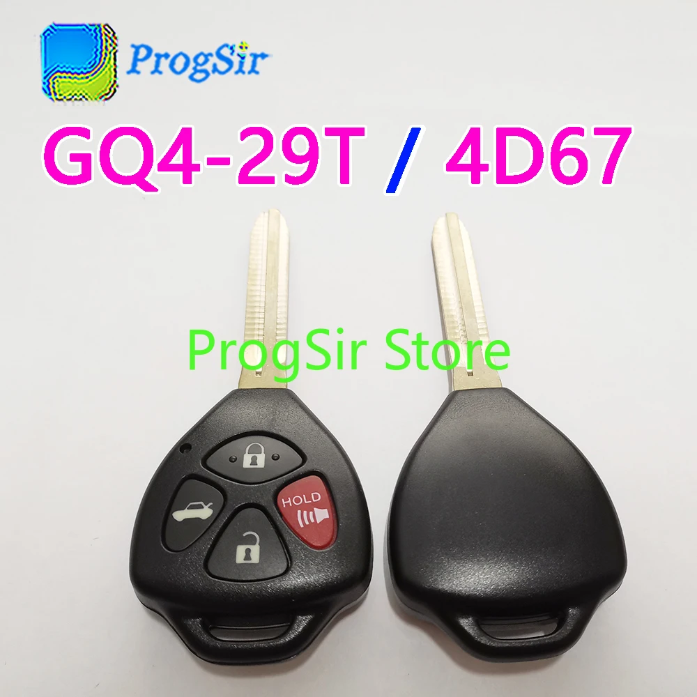 314Mhz 4Button Remote Control Key For Renault Toyota Corolla FCCID: GQ4-29T With 4D67 Chip | Автомобили и мотоциклы