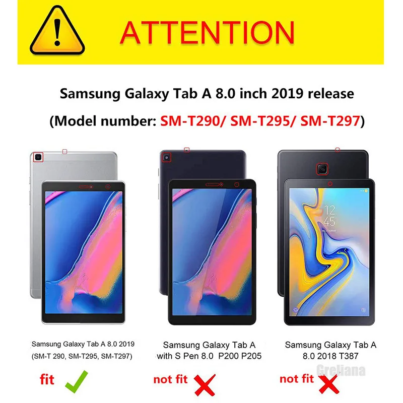 Бренд gligle Мода 360 Вращающийся чехол для samsung Tab A 8,0 T290 T295 T297 чехол оболочка