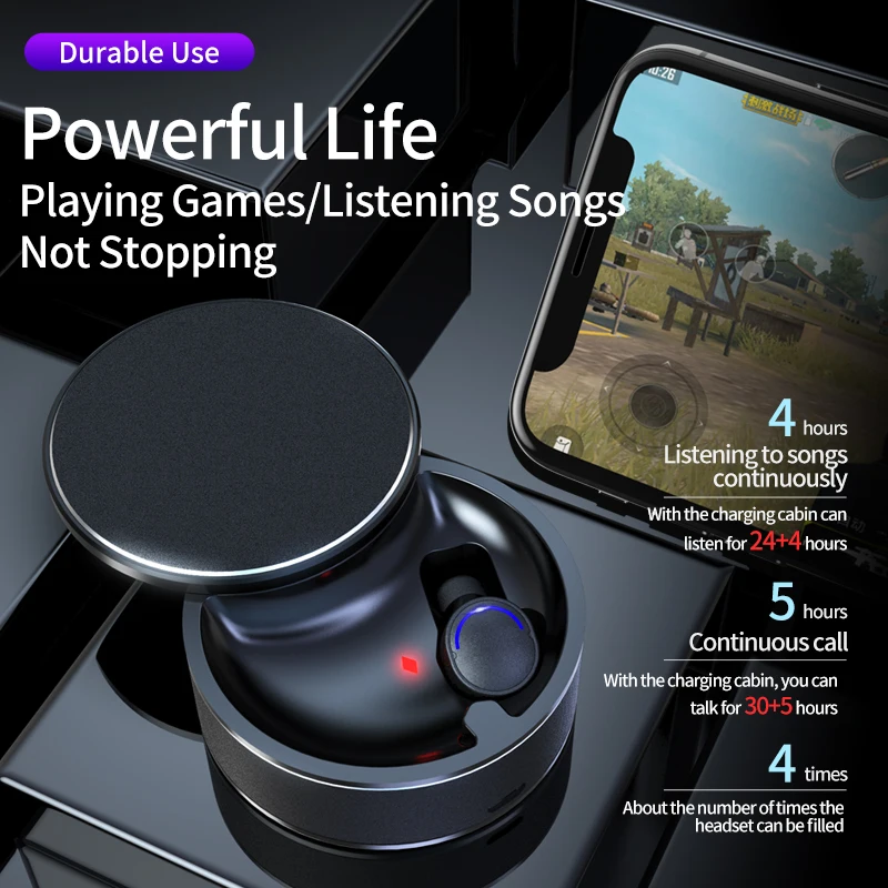 ME 8 TWS Wireless Bluetooth Earphone Sport Headset HIFI Bluetooth 5 0 Binarual Call Waterproof Gaming earbuds for Android Iphone