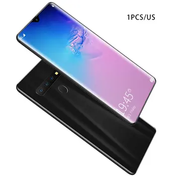 

S18+ 6.5 inch smart phone 2+ 16g Water drop large screen glass back cover large memory dual card dual standby