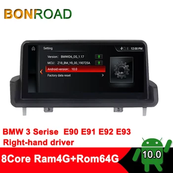 

Bonroad 10.25" android 10.0 Car radio GPS Navigation for BMW 3 serise right-hand driver E90 E91 E92 E93 wifi bluetooth screen