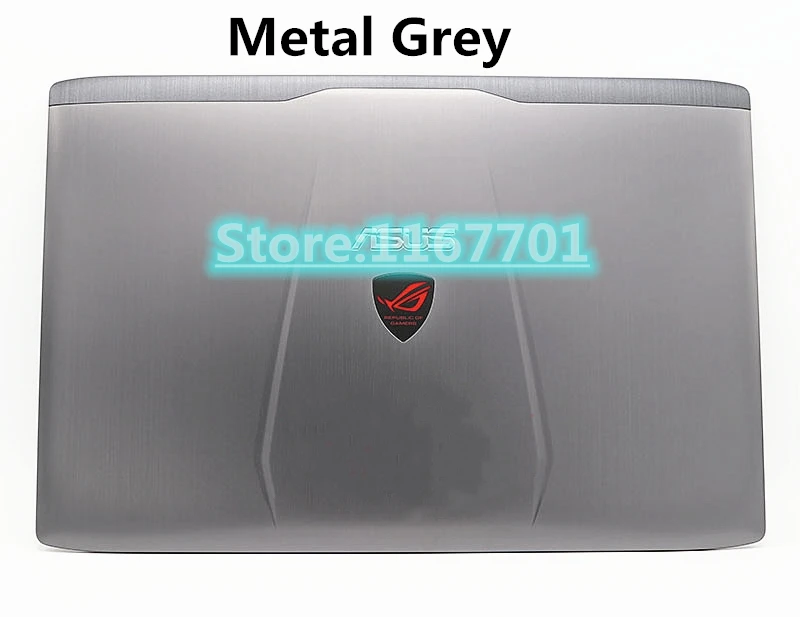 Ноутбук Топ/задний Чехол/крышка/оболочка для ASUS ROG Strix GL552 GL552V GL552VE GL552VW GL552JX ZX50V ZX50J ZX50JA Металл Серый/Blak
