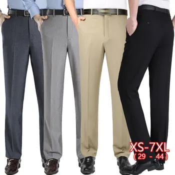 

Plus Size Men Casual Pants 29-44 Big Size Men Summer Business Suit Pants Spring Social Office Trousers Male Mens Slim Fit Pant
