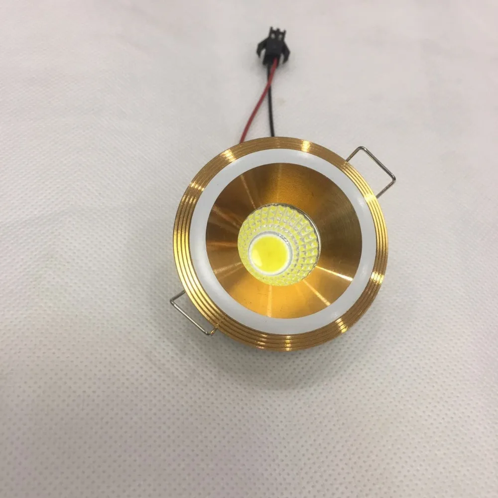 2019 бросился настоящий Luces Led Мини точечный цвет для потолочных светильников круглая модель 10 шт./лот 3 Вт Led spot Lightsr стекло спереди хороший