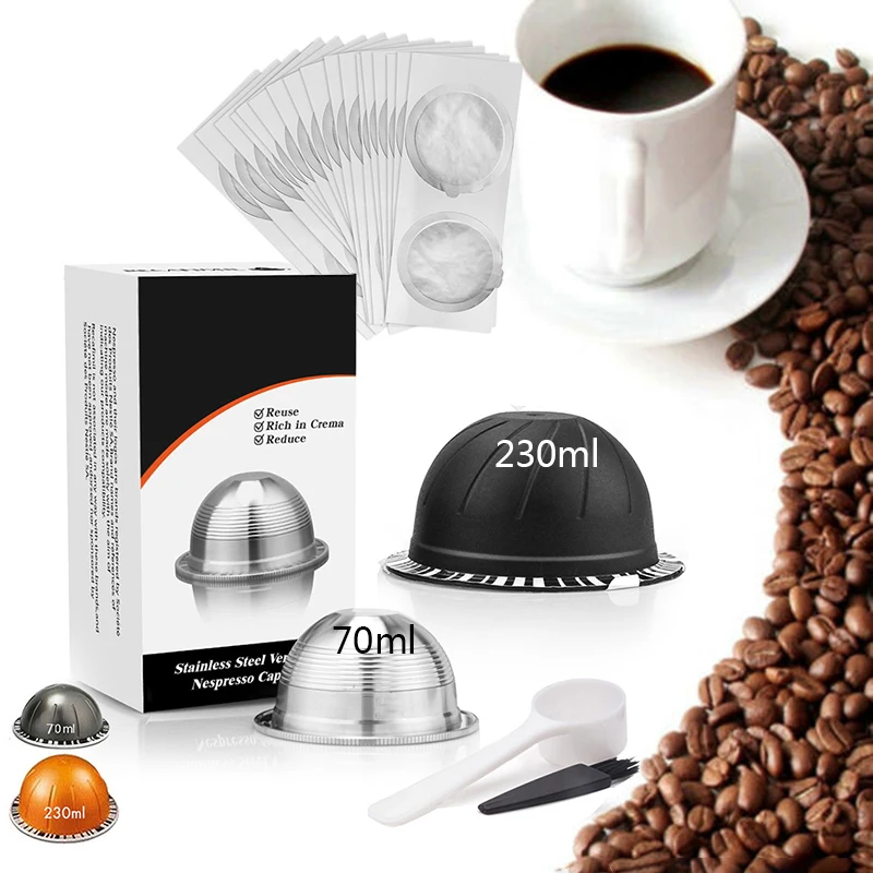 Многоразовые кофейные капсулы Pod набор для Nespresso Vertuo ENV135BAE& Krups XN 9031 поставки Высокое качество