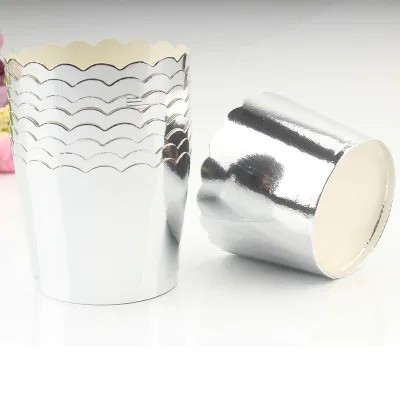 50PCS 50 шт Рождественский Снеговик кекс Бумага чашки для рождественской вечеринки форма для порционного кекса выпечки чашки Чехлы лоток для кексов Бумага - Цвет: 50PCS