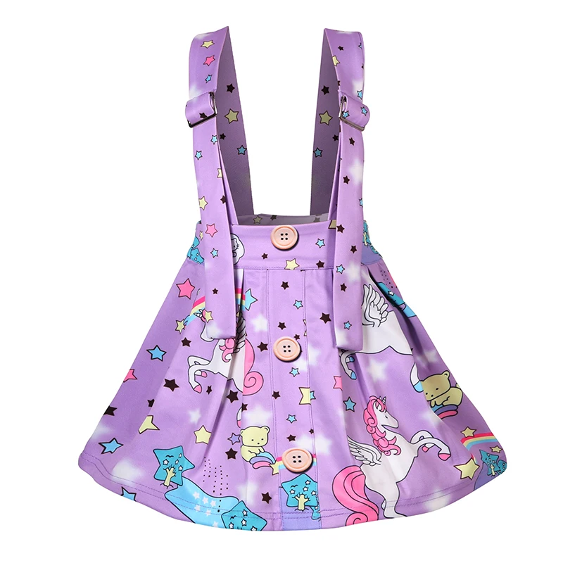 Г. Платье на бретелях для девочек Детские платья с рисунком в виде бабочки и единорога платье принцессы праздничная одежда Платья без рукавов T001