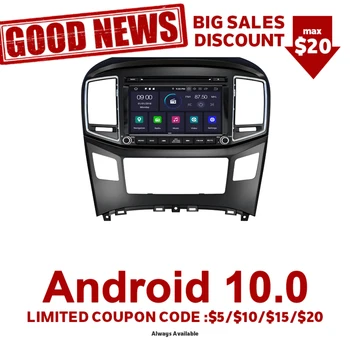 

Navirider Autoradio Gps Navigation Android 9.0 Car Radio Player for Hyundai H1 2016 2017 Aux Bluetooth Stereo Auto Accessories