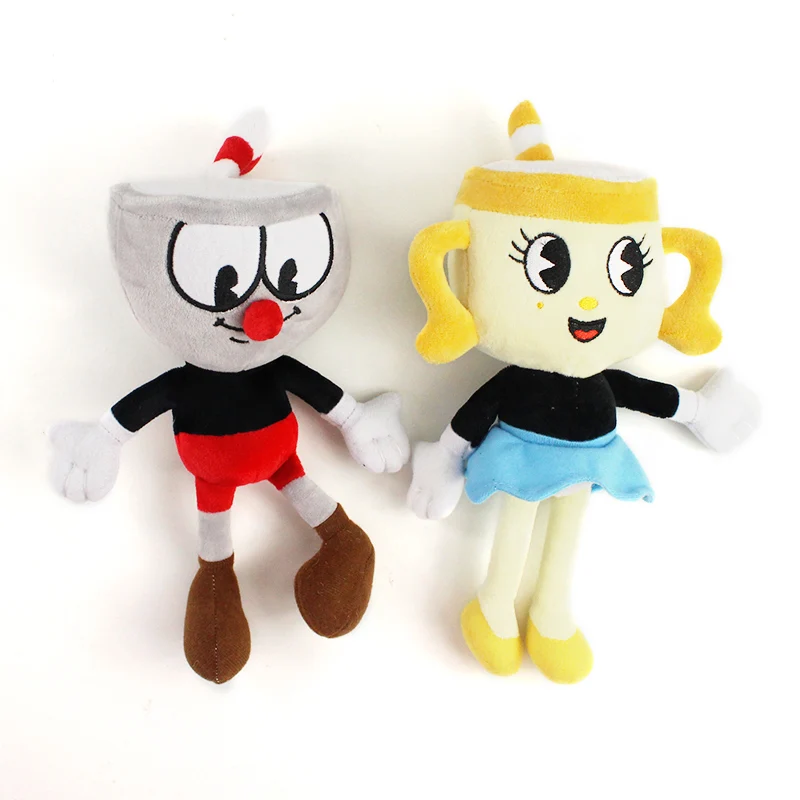 Игрушки плюшевые Cuphead Mugman 26 см легендарный шеф халлес дьявол мягкая кукла для