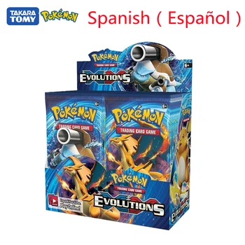 324Pcs/Box Pokemon English Spanish Cards Box Sun & Moon Evolution Booster Box Chilling Reign Pokémon Shinny Game Card Toys 1