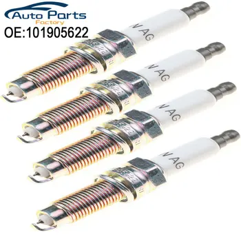 

4PCS New Spark Plug ILZKR7A For AUDI Q7 Porsche Cayenne 3.6L Iridium Platinum ILZKR7A 19 101905622
