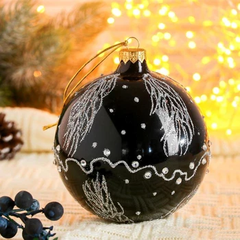 

Christmas ball d-12 cm "Night tale" hand-painted 5227185