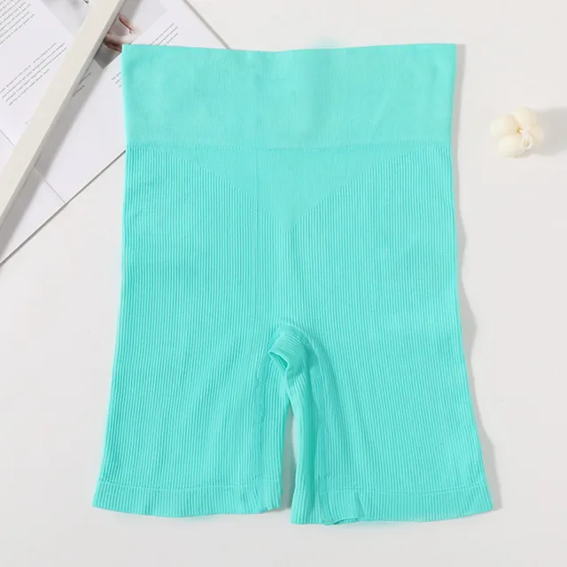 High Waist Seamless Shorts Women Hip Push Up Shorts Safety Short Pants Fitness Boxer Panty Tummy Control Underwear Underpants style3 mint