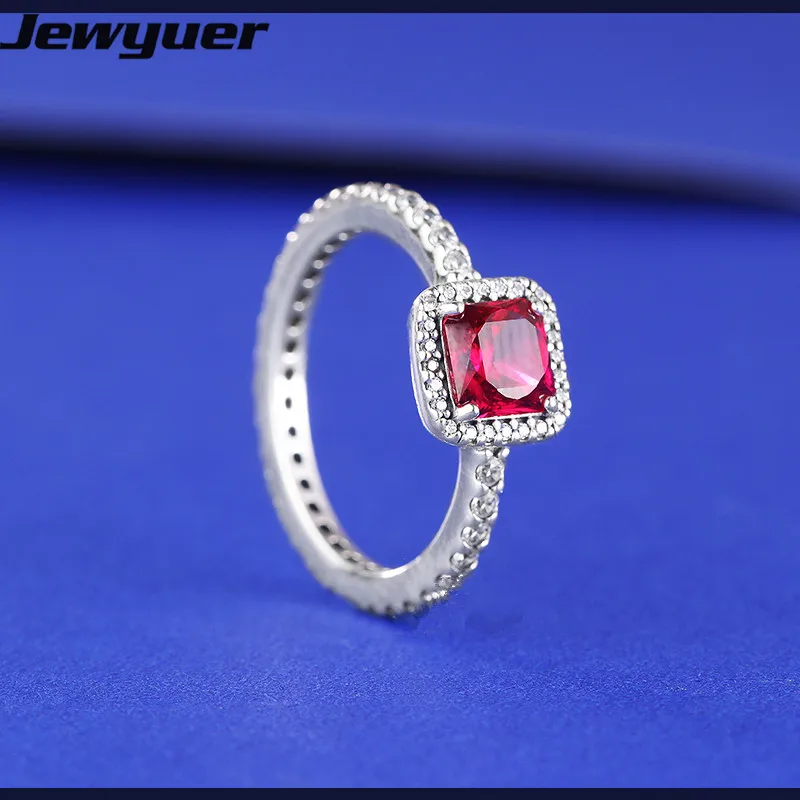 Christmas Timeless Elegance rings 925 sterling silver wedding Rings for women men love anillos fine jewelry Memnon RIP0149 - Цвет камня: RIP0151