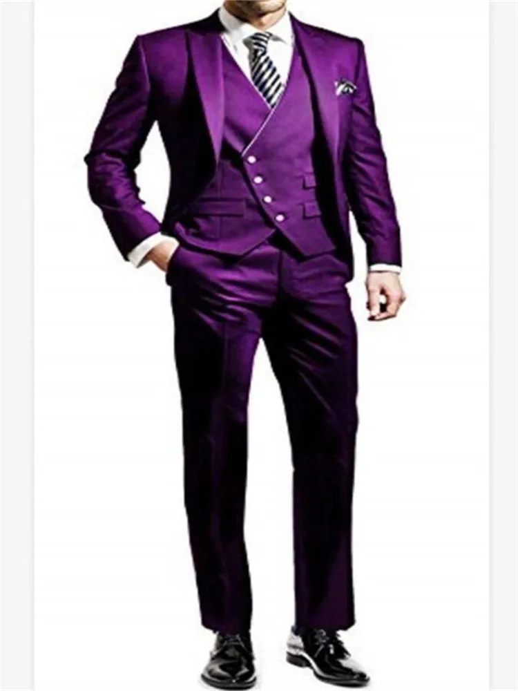 Классический мужской костюм Smolking Noivo Terno Slim Fit Easculino вечерние костюмы для мужчин черные нагрудные однобортные Женихи для мужчин