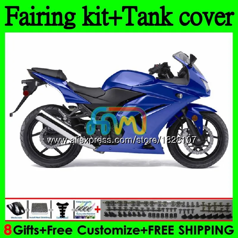 +Tank For KAWASAKI ZX-250R EX-250 EX ZX 250R 08 09 10 11 12 104BS.91 EX250 ZX250R 2008 2009 2010 2011 2012 Stock blue Fairing +Tank For KAWASAKI ZX-250R EX-250 EX ZX 250R 08 09 10 11 12 104BS.91 EX250 ZX250R 2008 2009 2010 2011 2012 Stock blue Fairing