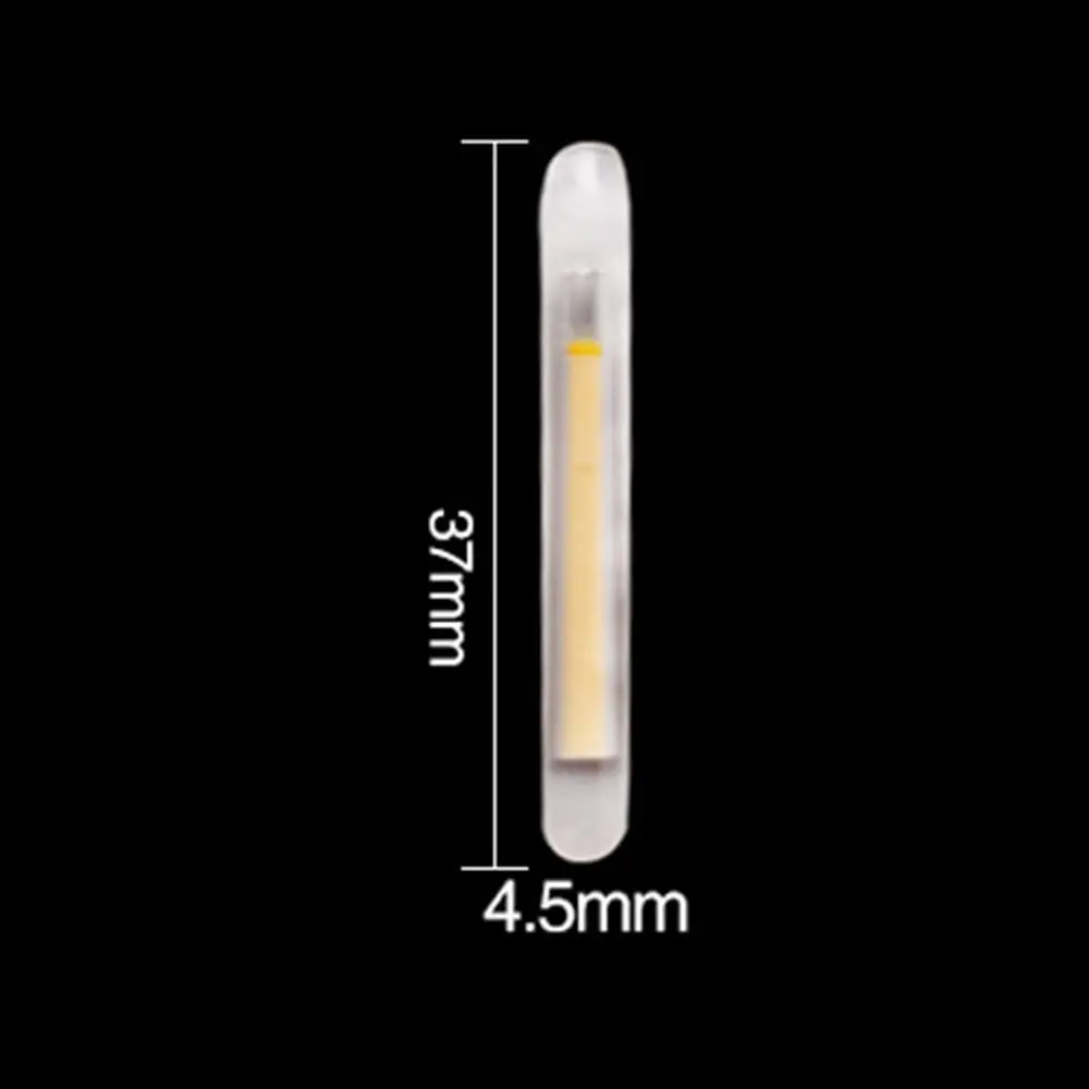 4.5mm 50 шт. рыболовный поплавок 3 мм-4,5 мм, Флуоресцентный светильник, светильник, ночной поплавок, светильник с темным свечением - Цвет: 4.5mm