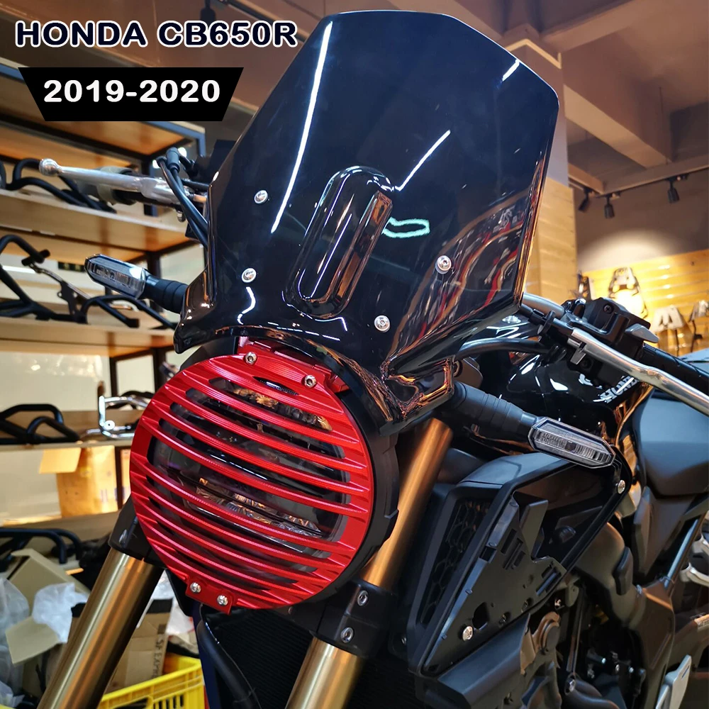 Motorcycle Windscreen Windshield Wind Screen Shield Headlight Grill Cover For Honda Cb650r 2019 2020 Cb 650 R Cb 650r 19 20 Covers Ornamental Mouldings Aliexpress