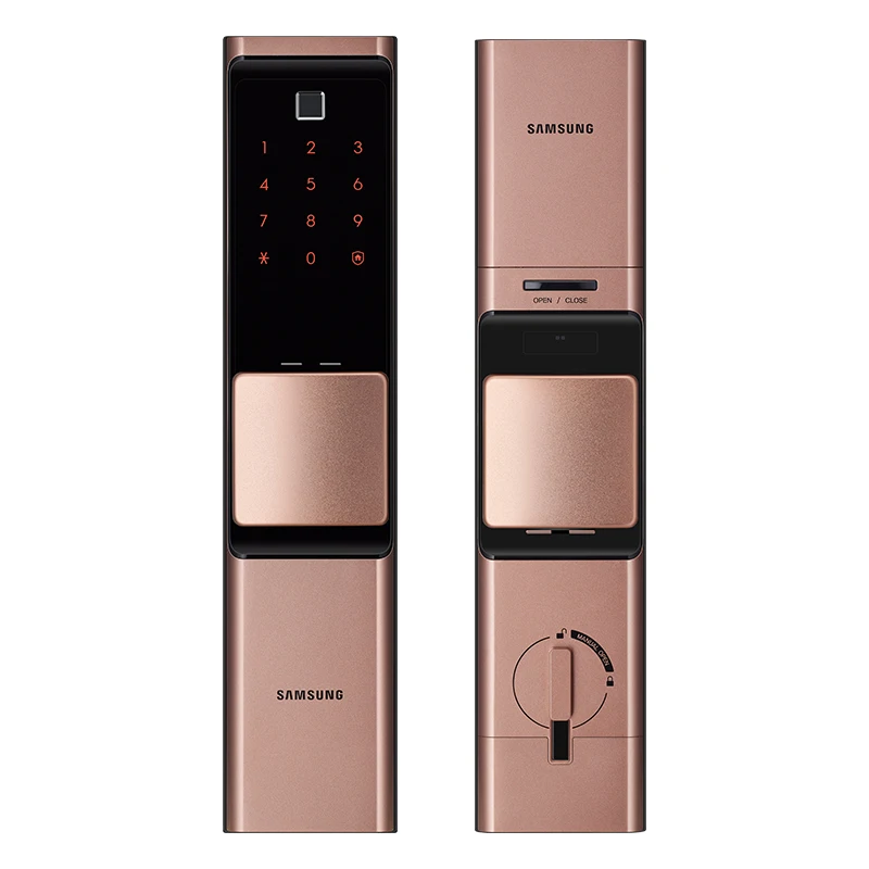 SAMSUNG отпечатков пальцев цифровой дверной замок с Wi-Fi много Keyless SHP-DR708/SHP-DR717 английский Verion Eurp Moritse
