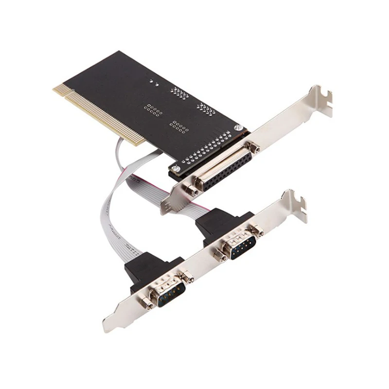 Плата расширения параллельного порта DIEWU PCI 2 серийный 1 с адаптером TX382A