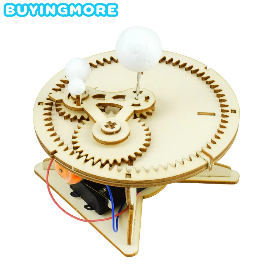 Universe Planet Motion Model Kits Science Toy for Children DIY Assembly Models Learning Astronomical Science Educational Toys