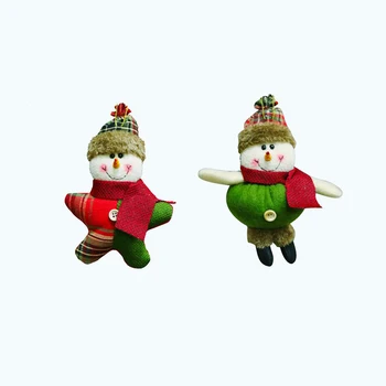 

Santa Claus & Snow Man & Reindeer Dolls Christmas Home Decoration Ornaments Pendant Christmas Gift Regalos de Navidad XD192021