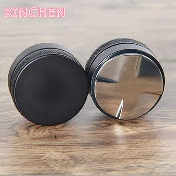 

58mm 58.35mm Stainless Steel Coffee Tamper ,Four Angled Slope Adjustable Powder Hammer Cloth Powder Espresso Tamper Coffee Tool