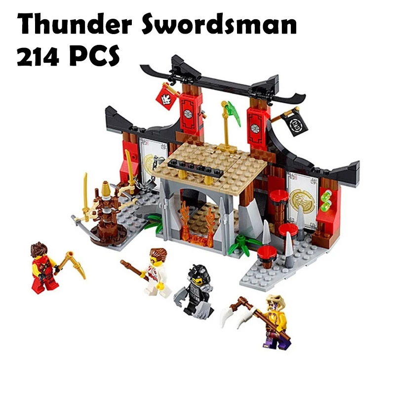 

214pcs 10319 Dojo Showdown Model building blocks kits compatible with legoinglys ninjagoing 70756 Educational toys for children