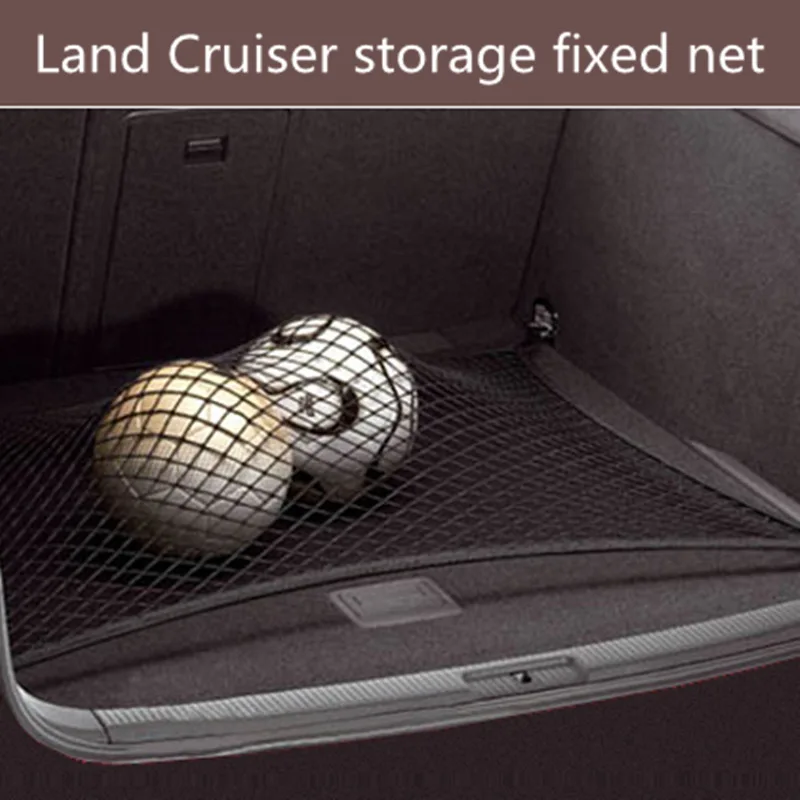 Auto Bagagenet Kofferbak Refit Opslag Opslag Vaste Net Voor Toyota Land Cruiser 2008-2019 Auto Bagagenet Kofferbak Refit Opslag Opslag Vaste Net Voor Toyota Land Cruiser 2008-2019