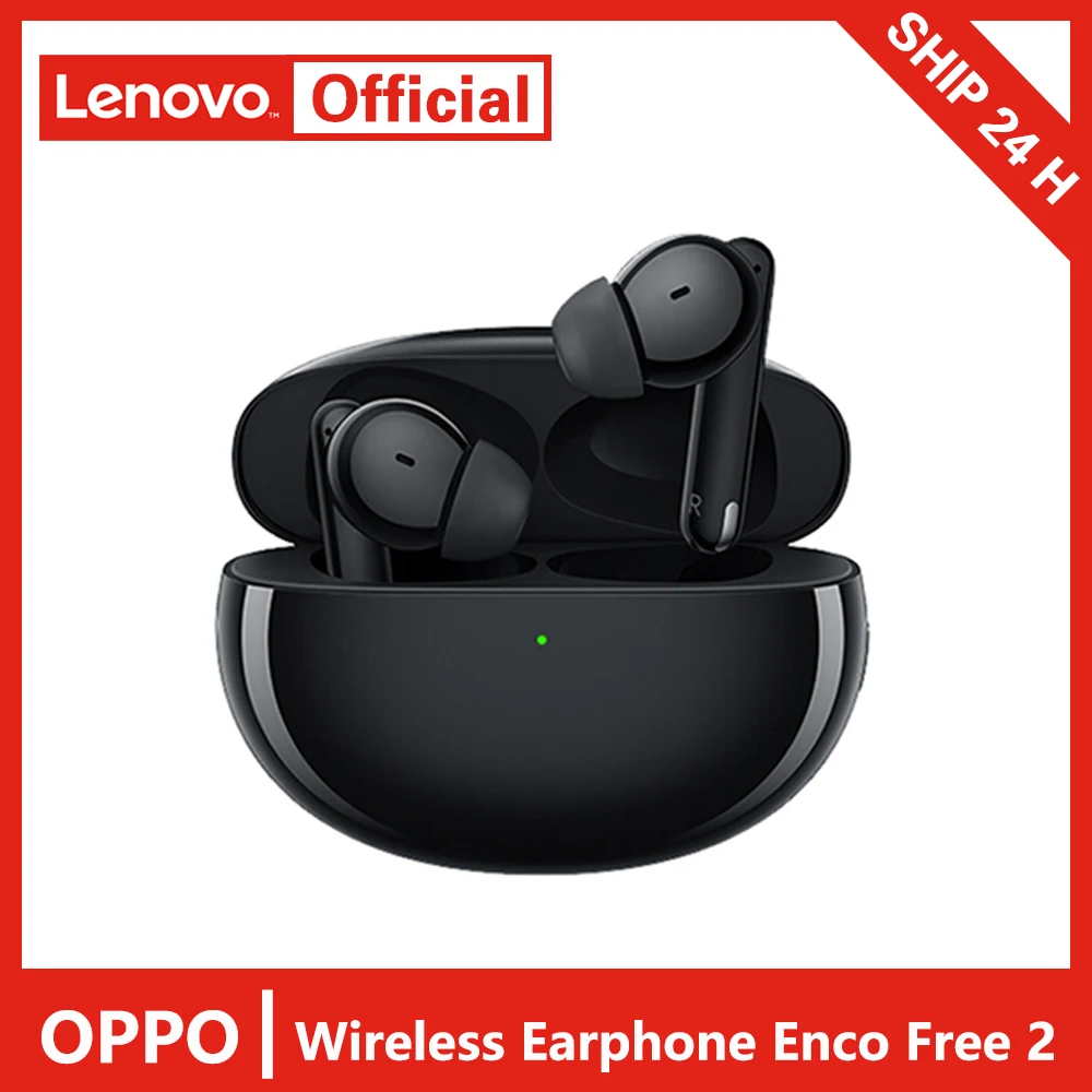 OPPO ENCO Free 2 Wireless Earphones Bluetooth 5.2 TWS Earbuds Call Noise Cancellation IP54 Waterproof Headset For Find X3 Pro |