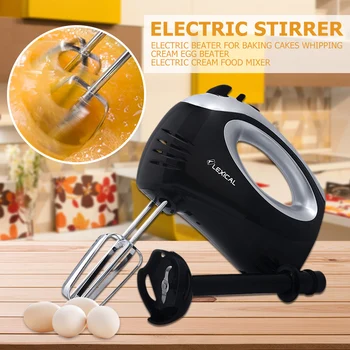 

3In1 5Speed Control Hand Mini Mixer Multifunctional Food Flour Blender Home Cake Baking Cream Automatic Food Whisk Kitchen Tools