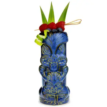 

450ML Owl Shape Tiki Mug Ceramic Cocktail Cup Beer Beverage Cup Coffee Mug Tiki Cup Ceramic Crafts