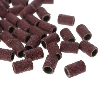 

50PCS #80 Sanding Band Machine Replacement Bits Nail Art Pedicure Drill Tool 72XD