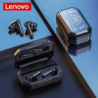 Lenovo-auriculares inalámbricos LP3 Pro con Bluetooth, dispositivo de audio TWS con pantalla LED, cancelación de ruido, deportivos, para videojuegos, controlador Dual