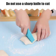 Силиконовый коврик для выпечки для кондитерских изделий, прокатки с измерениями, вкладыш, жаростойкий стол, коврик для столовых приборов, AUG889