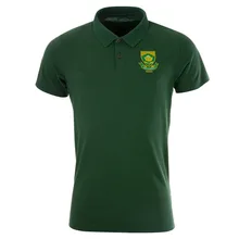 Южная Африка регби Поло рубашка Джерси Размер: S-5XL печать пользовательское имя номер качество идеально