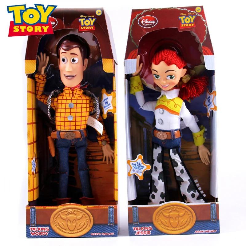 43 см Disney Pixar Toy Story 3 Jessie Talking Woody экшн игрушка фигурки модель дети Edutainment игрушки