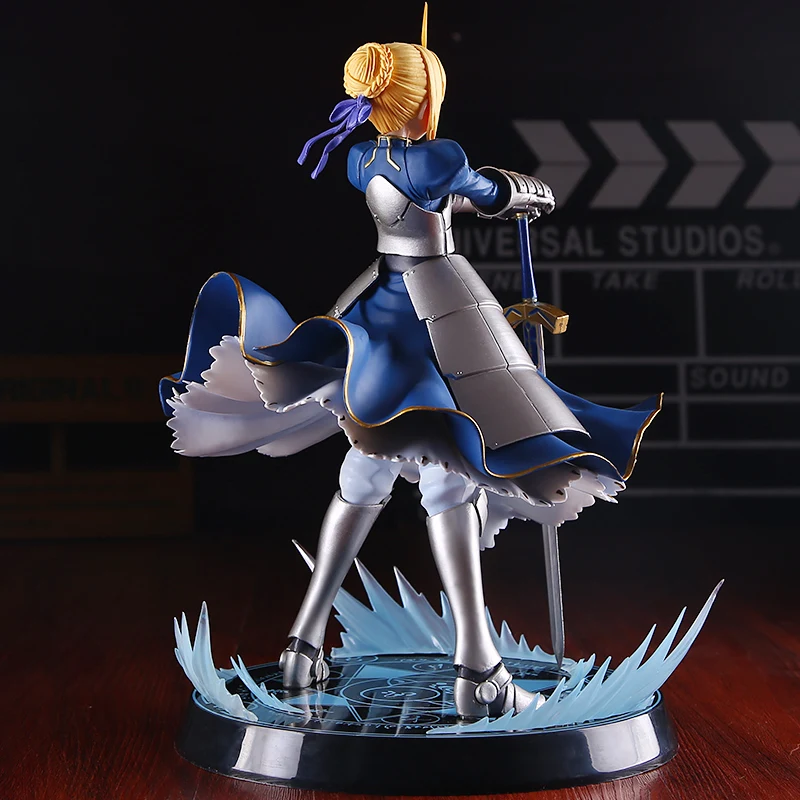 23 см Fate/stay Night Аниме фигурки ебпр King рыцарей Saber Altria Пендрагон лезвие Ver коллекция моделей pvc 1/7 игрушечные весы