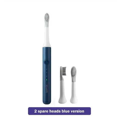 blue set Xiaomi Mijia SOOCAS SO WHITE EX3 звуковая электрическая зубная щетка Ультра звуковая автоматическая зубная щетка перезаряжаемая Водонепроницаемая Чистка - Цвет: blue set