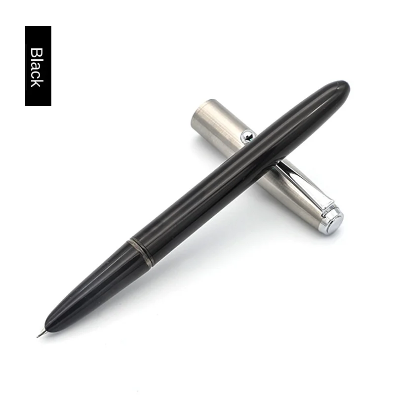 Jinhao 51 деревянная перьевая ручка Высококачественная сверхтонкая платиновая с 0 38