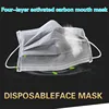 10-600pcs Mask Disposable Face Mask Gray Nonwove 3Layer Mouth Mask filter Anti Dust Breathable Protective Adult masks Fast Ship 6