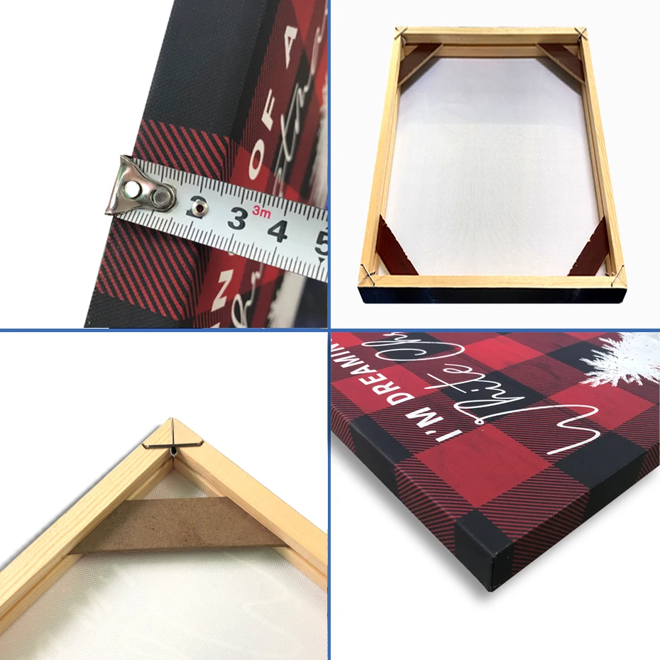 DIY Frames Canvas Stretcher Bars Natural Wood Frame for Diamond Painting photo frame wood canvas frame art frames