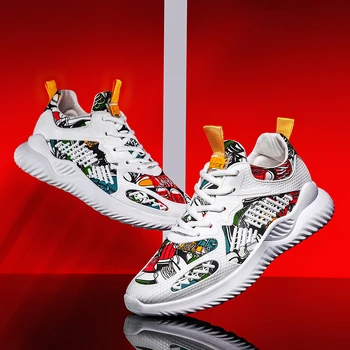 

Men Running Shoes Women Breathable Sneakers Non Slip Damping Jogging Sport Shoes Plus size Female Trainers Personalized design