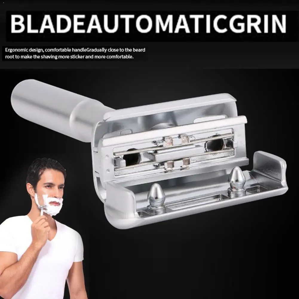 

Adjustable Razor Classic Safety Shaving Razor Alloy Nose Beard Hair Trimmer Trimmer K5N0