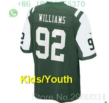 for kids youth A+++ качественная Детская Молодежная Футболка Leonard Williams 92 mark gastineau 99 Nick Mangold 74 Darron Lee 50, Нью-Йорк - Цвет: for kids youth