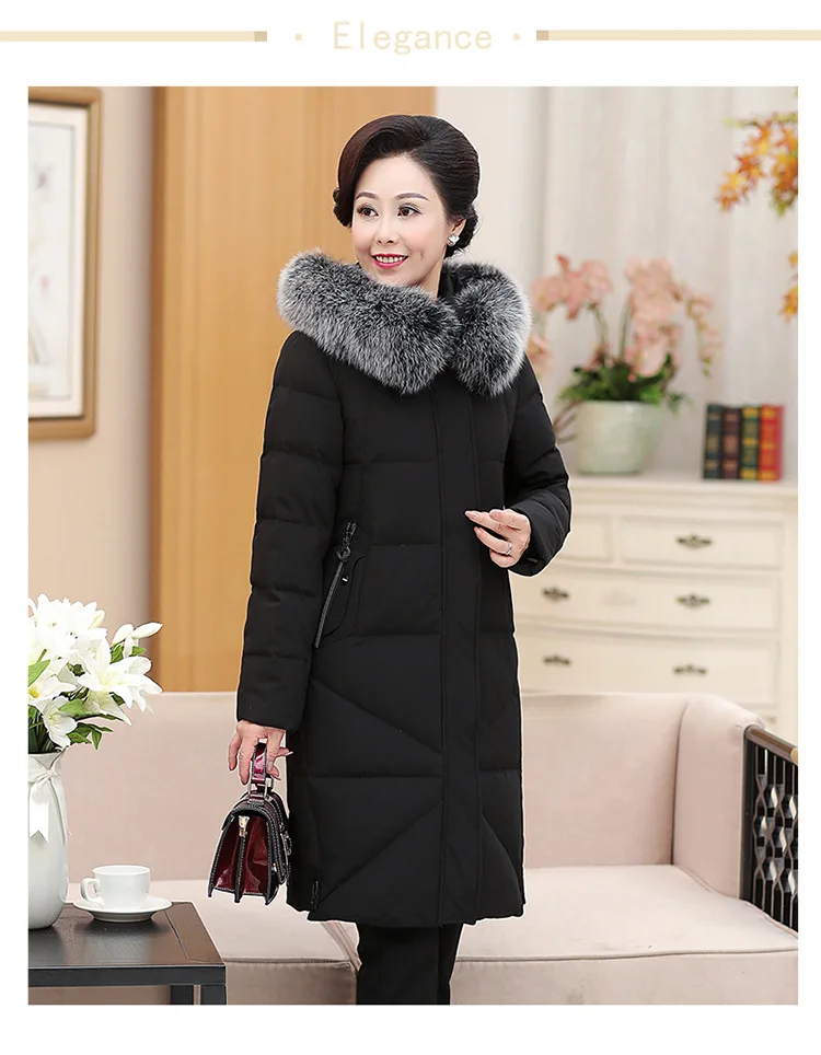 Размера плюс 13XL новые зимние большие размеры, белый цвет на утином пуху корейский Для женщин свитер с капюшоном, свитер с длинными рукавами, тонкая мужская куртка с натуральным меховой воротник 867