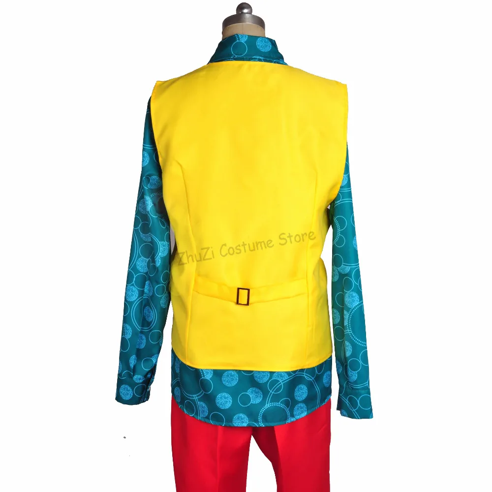 Movie Joker Joaquin Phoenix Arthur Fleck Cosplay Costume Suits Party Carnival Halloween Mask Full Outfit