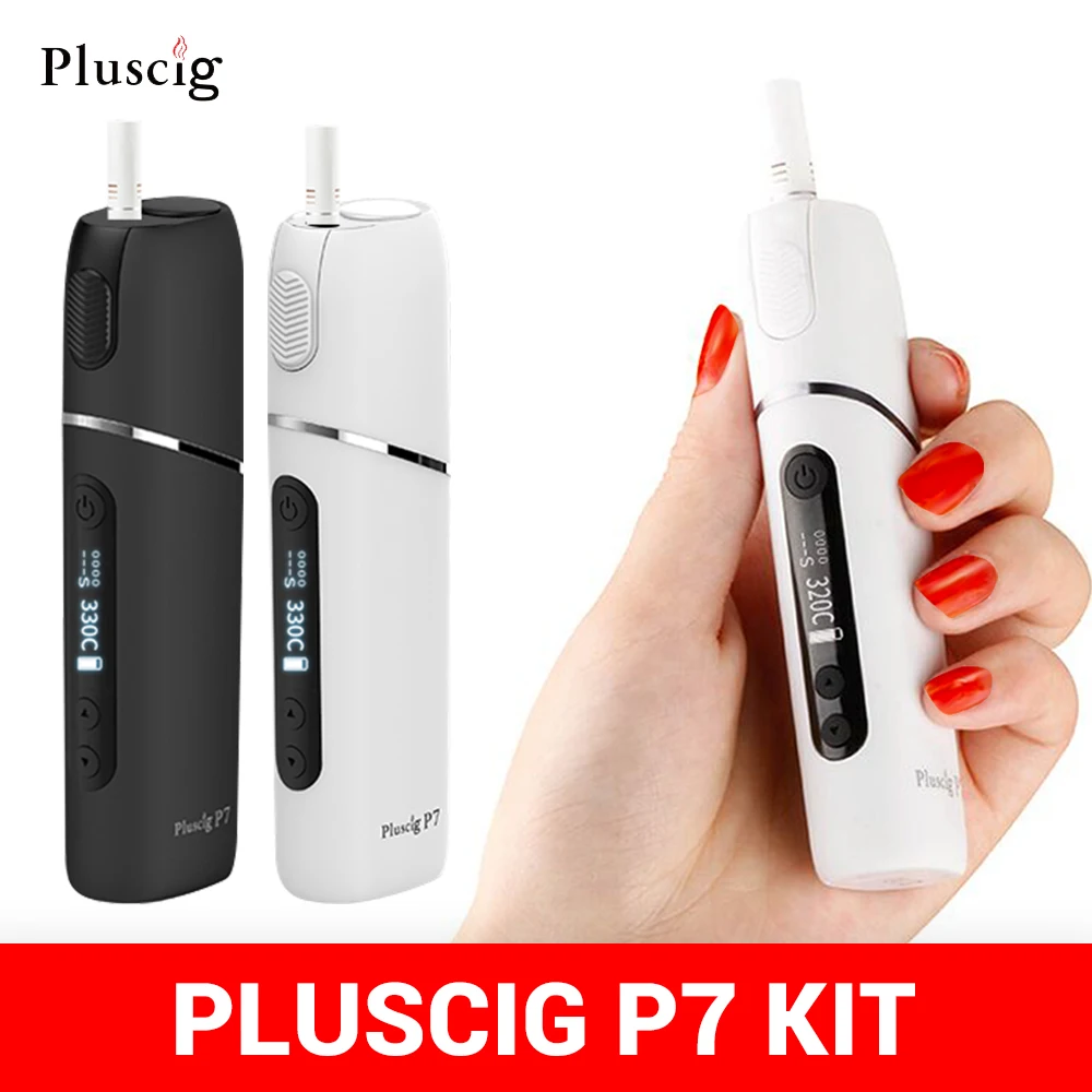 Электронная сигарета Pluscig P7 3500 мАч для нагревания табака сухих трав | Электроника