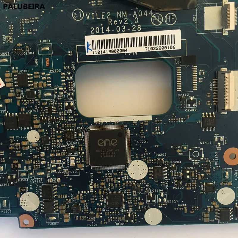 PALUBEIRA ноутбук для lenovo Thinkpad Edge E531 материнская плата VILE2 NM-A044 HM77 W8P DDR3 04Y1299 04Y1300 04Y129