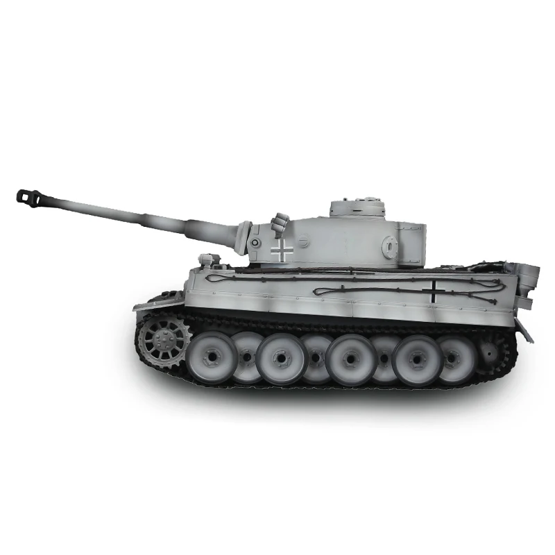 Henglong 1/16 TKTK 6.0SS инфракрасный огонь Tiger I RTR RC Танк 3818 металлический трек колеса